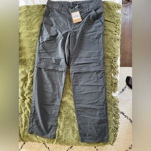 Northface Paramount Convertible Hiking Pants Size 32   Long (New With Tags)